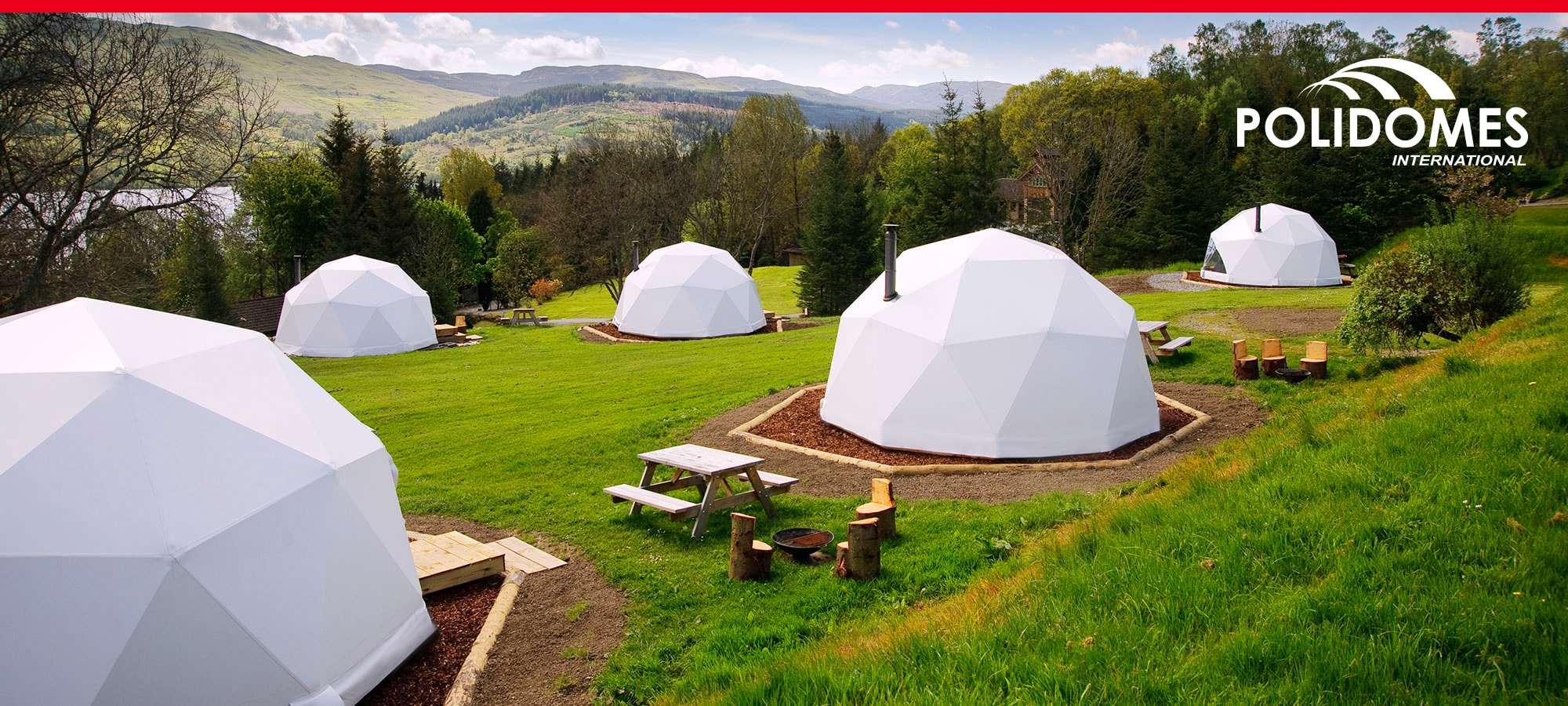 Geodesic dome tent assembly